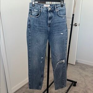 We The Free Distressed Blue Jeans Sz 26